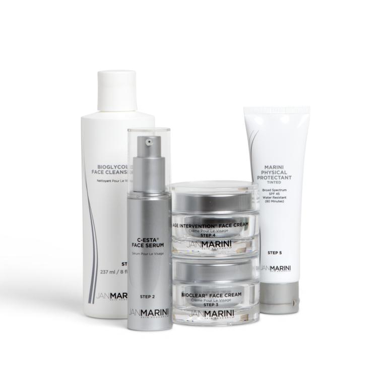 Jan Marini A Skin Care Management System - Dry /Very Dry with Marini Physical Protectant SPF 45 Tinted-Kits-Skintique Retail
