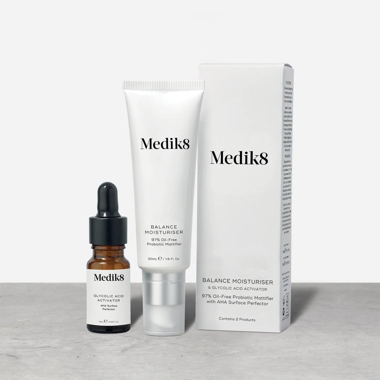 Medik8 Balance Moisturiser™ & Glycolic Acid Activator™-Serum-Skintique Retail