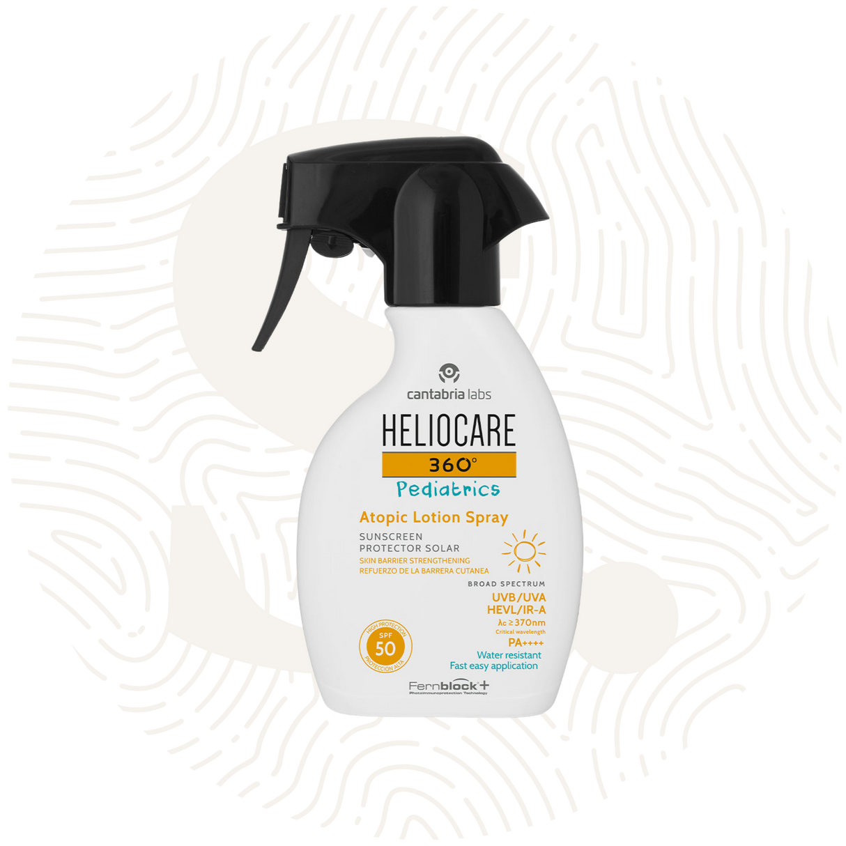 Heliocare 360° Pediatrics Atopic Lotion Spray | SPF50 Sun Protection | 250ml