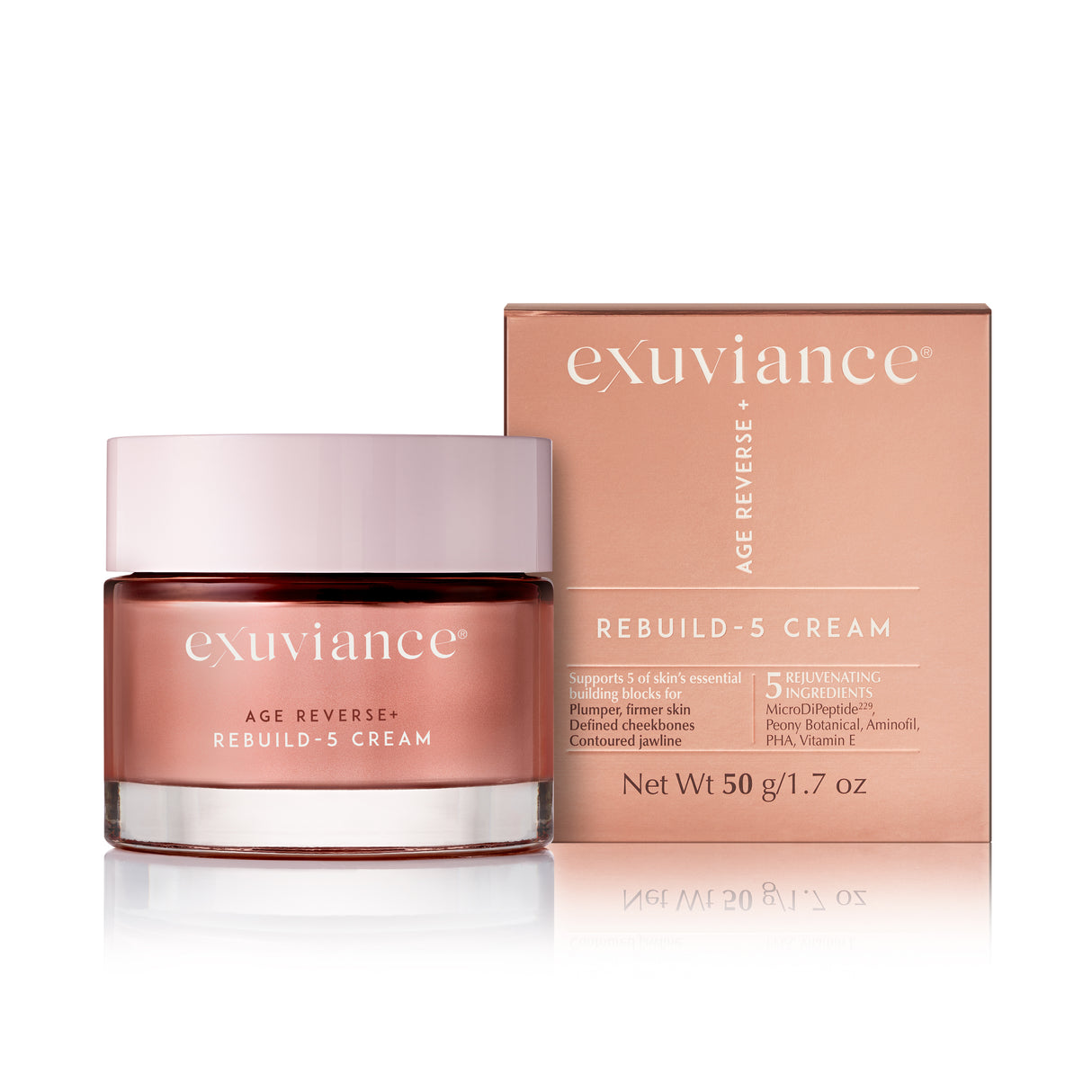 Exuviance AGE REVERSE+ Rebuild-5 Cream | Firming Moisturiser | 50g