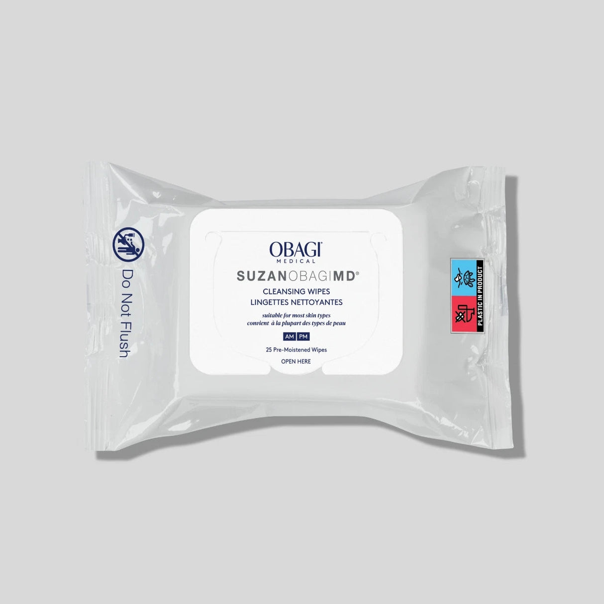 Obagi On the Go Cleansing Wipes | SUZANOBAGIMD | 25 Pack