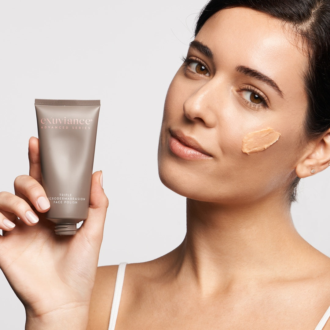 Exuviance Triple Microdermabrasion Face Polish | Exfoliating Treatment | 75g