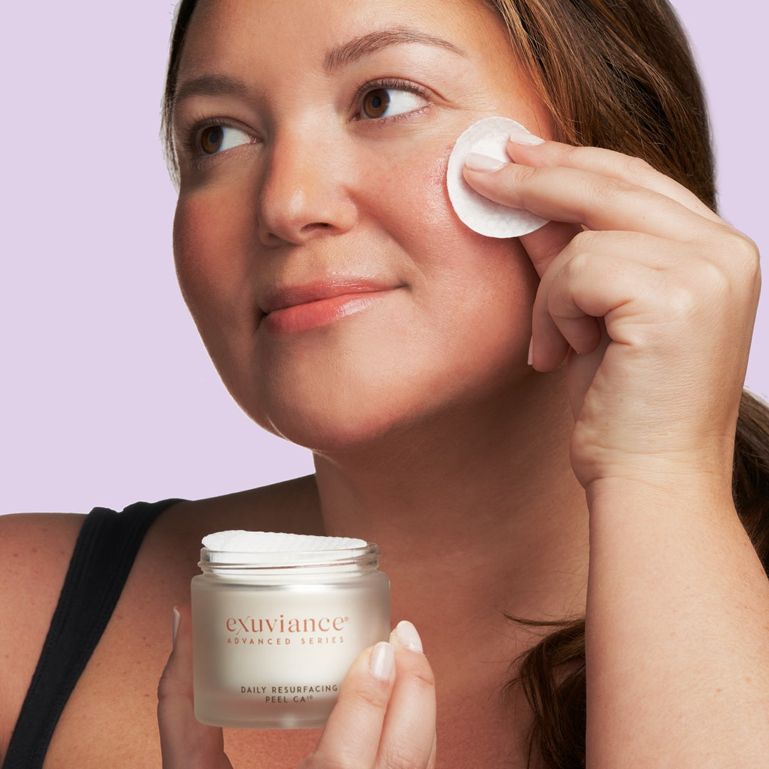 Exuviance Daily Resurfacing Peel CA10 | Daily Chemical Peel Pads | 36 Pads
