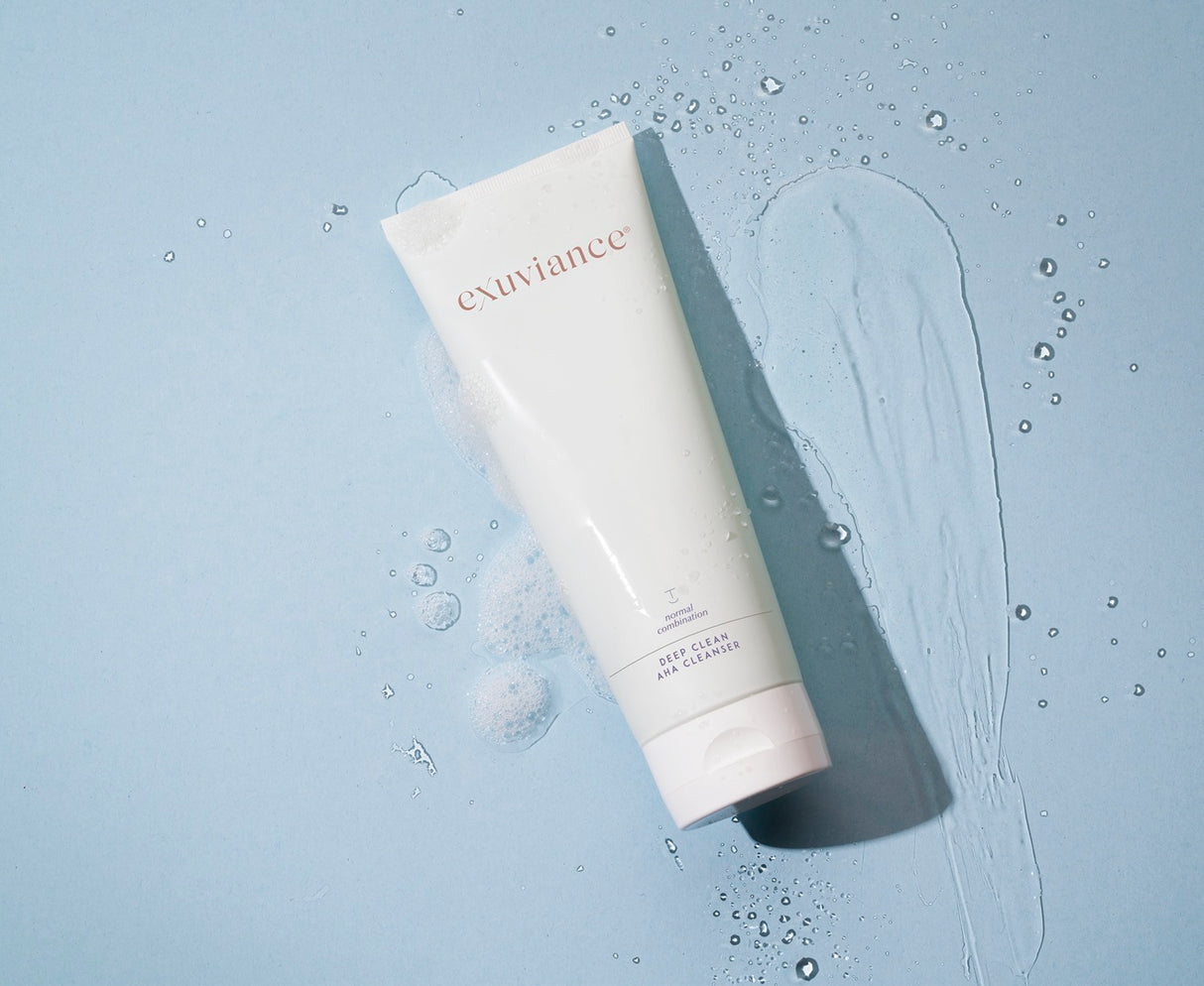 Exuviance Deep Clean AHA Cleanser | Foaming Gel Cleanser | 212ml