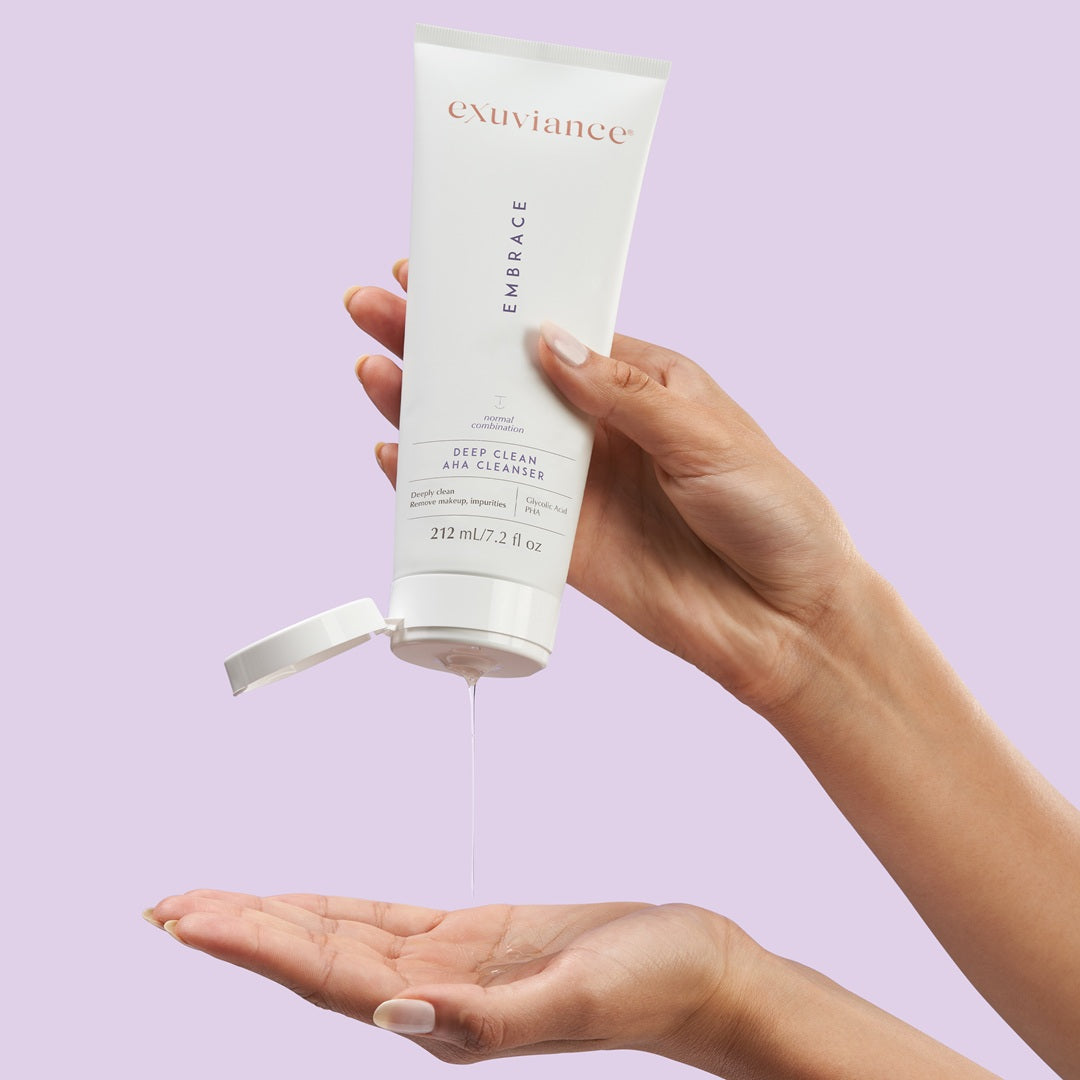 Exuviance Deep Clean AHA Cleanser | Foaming Gel Cleanser | 212ml