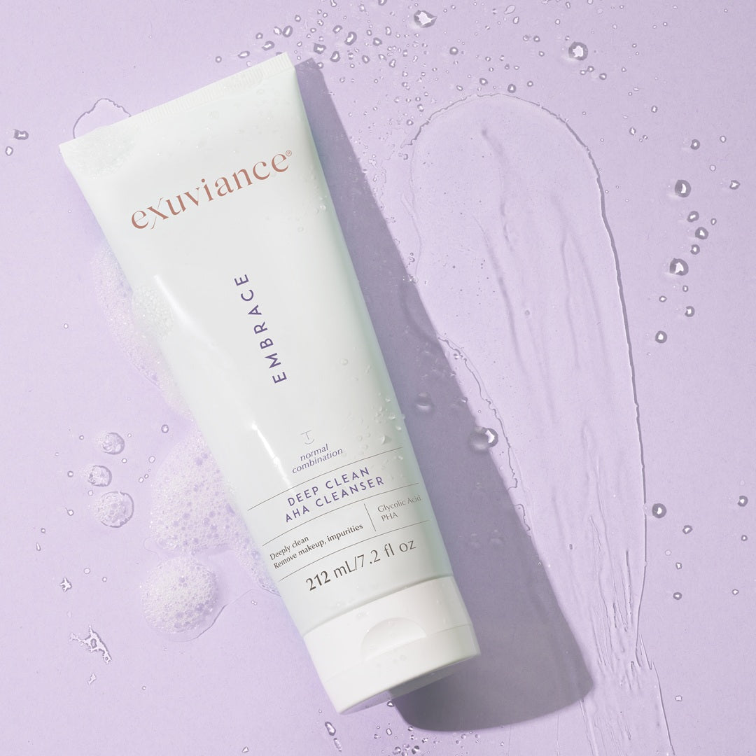 Exuviance Deep Clean AHA Cleanser | Foaming Gel Cleanser | 212ml