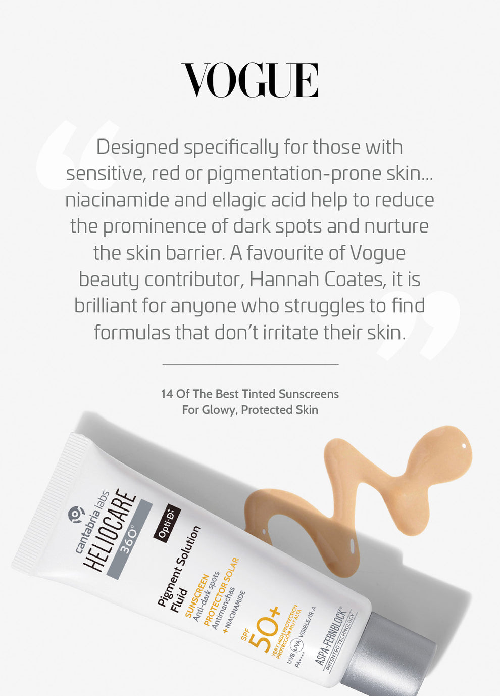 Heliocare 360 Pigment Solution Fluid | SPF50+ Sun Protection | 50ml