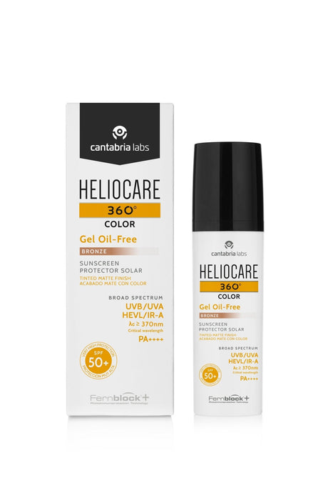 Heliocare-Heliocare 360 Bronze Colour Oil-Free Gel | 50ml-Sunscreen-