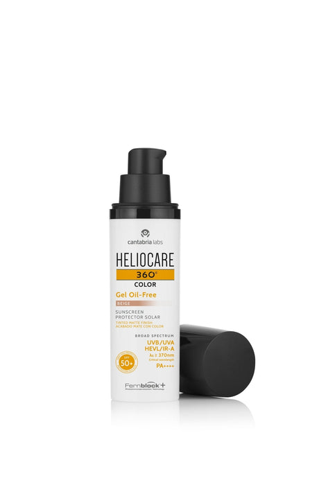Heliocare-Heliocare Beige Colour Oil-Free Gel | 50ml-Sunscreen-