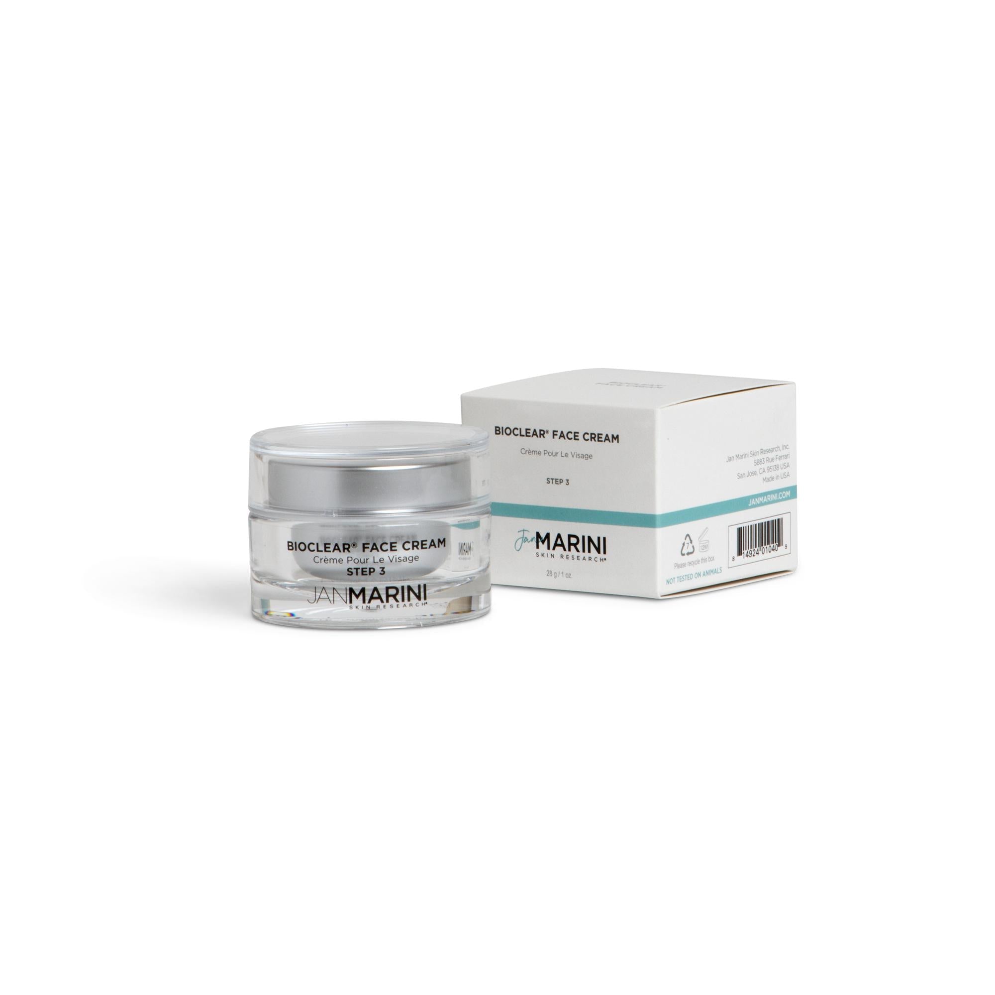 Jan Marini Bioclear Face Cream | Glycolic Acid Treatment | 28ml