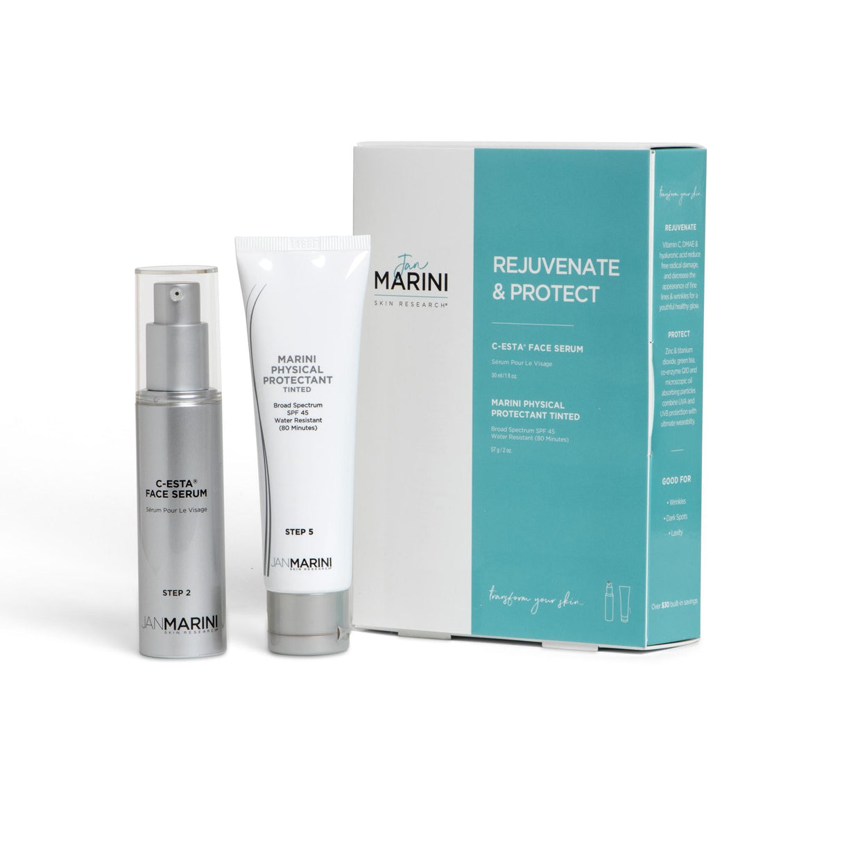 Jan Marini Rejuvenate & Protect Physical Protectant SPF 45 Tinted-Skintique Retail