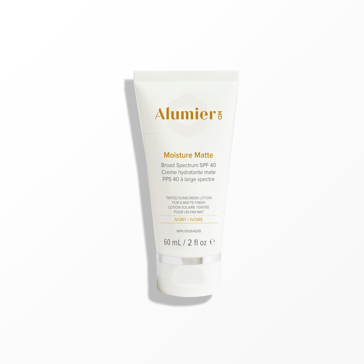 AlumierMD Moisture Matte Broad Spectrum SPF 40 (Ivory) | 60ml