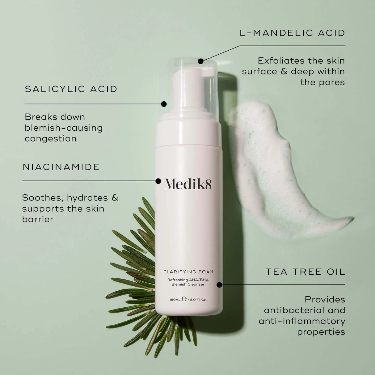 Medik8 Clarifying Foam™-Serum-Medik8-Clarifying Foam™ - 150ml-Skintique Retail