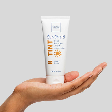 Obagi Tinted Sun Shield SPF 50 Warm Sunscreen | 85ml-Sunscreen-Obagi-Skintique Retail