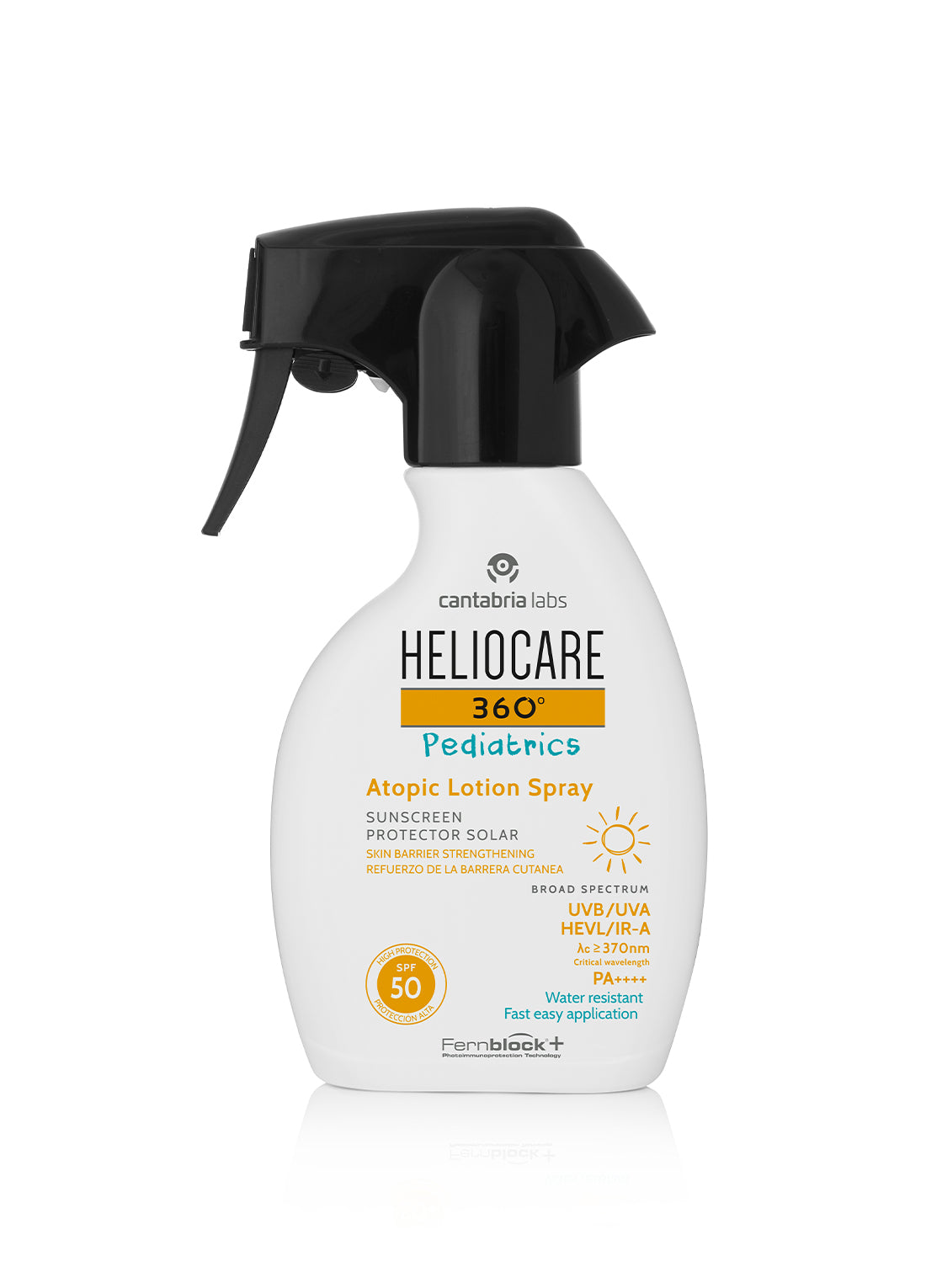 Heliocare 360° Pediatrics Atopic Lotion Spray | SPF50 Sun Protection | 250ml