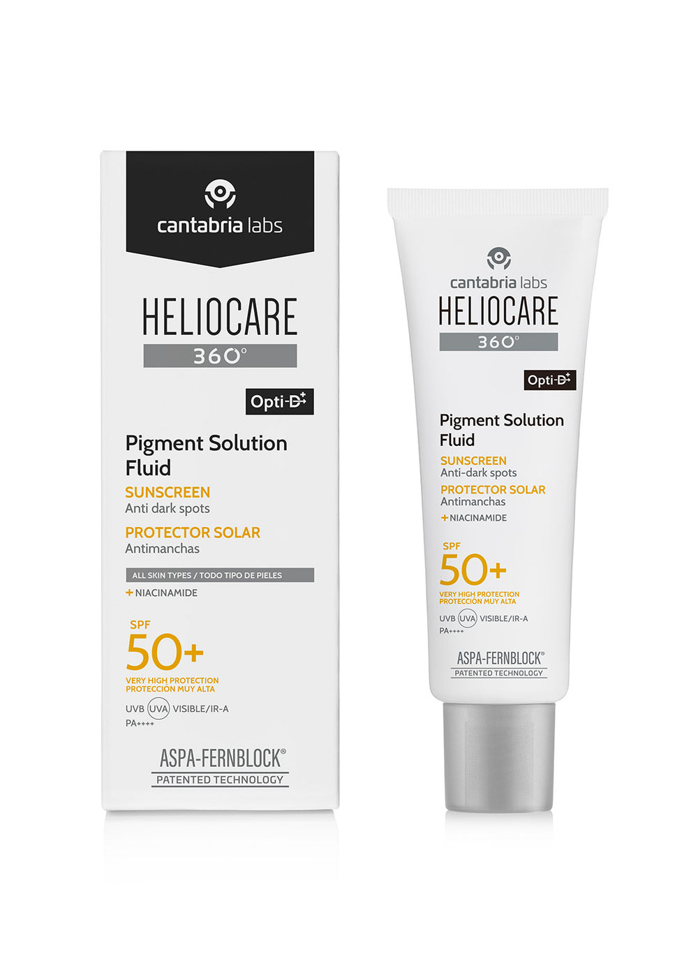 Heliocare 360 Pigment Solution Fluid | SPF50+ Sun Protection | 50ml