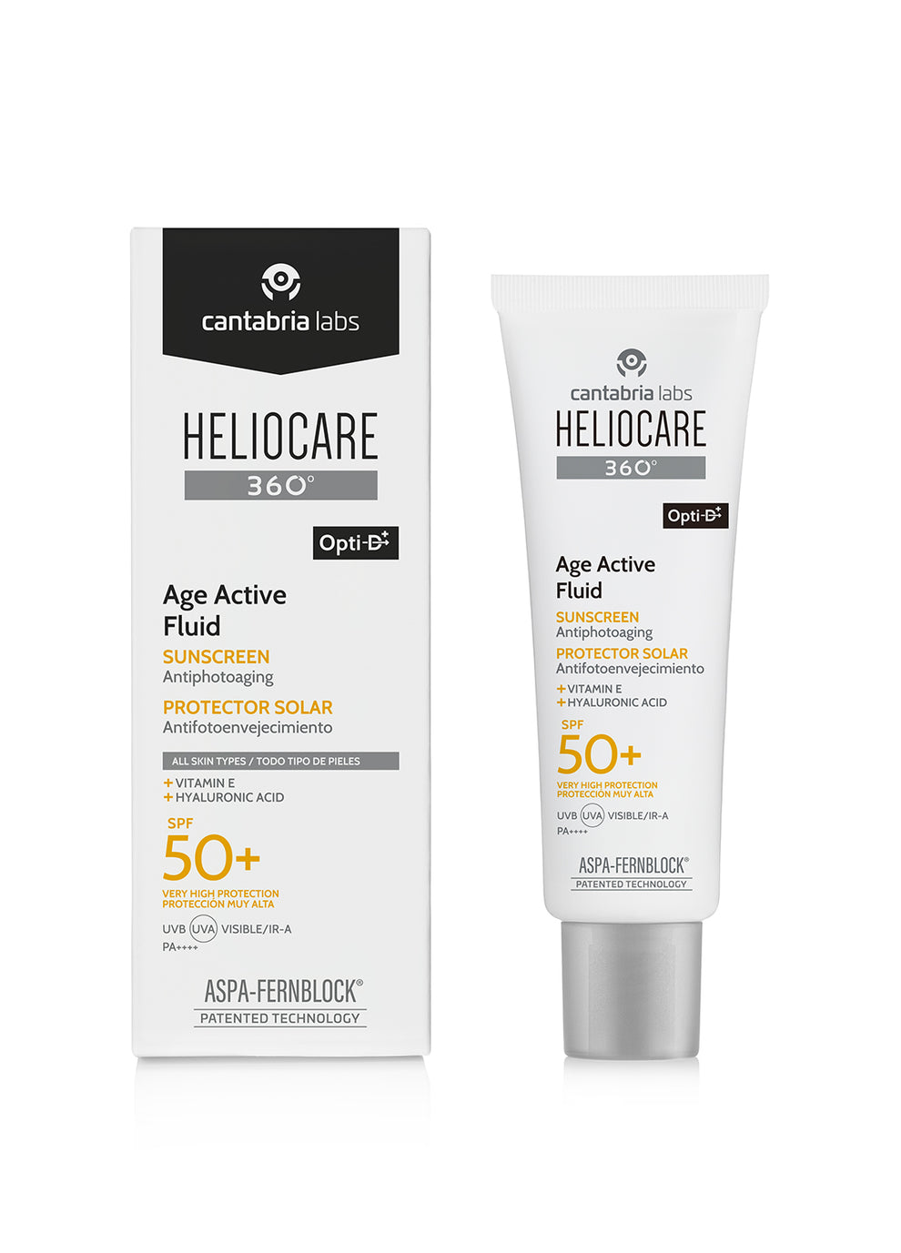 Heliocare 360 Age Active Fluid SPF50 | Anti-Ageing Sunscreen | 50ml
