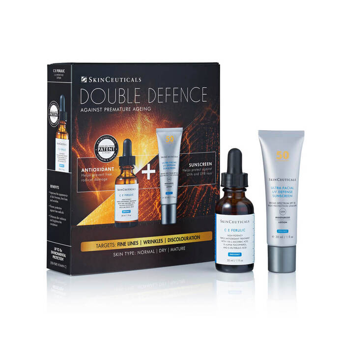 SkinCeuticals-SkinCeuticals Double Defence C E Ferulic Kit for Dry + Ageing Skin-Antioxidant-