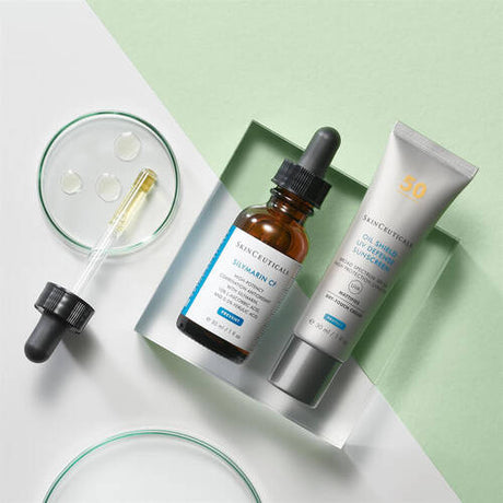 SkinCeuticals Double Defence Silymarin CF Kit-Antioxidant-SkinCeuticals-Skintique Retail