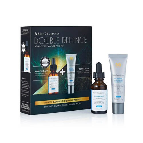 SkinCeuticals Double Defence Silymarin CF Kit-Antioxidant-Skintique Retail