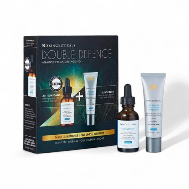 SkinCeuticals Double Defence Silymarin CF Kit | Antioxidant Duo — standardised