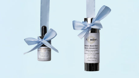 AlumierMD Gold Cosmetic Bag, Ultimate Boost & Everactive C&E Set (ONLY £139 CODE:GIFTSET)